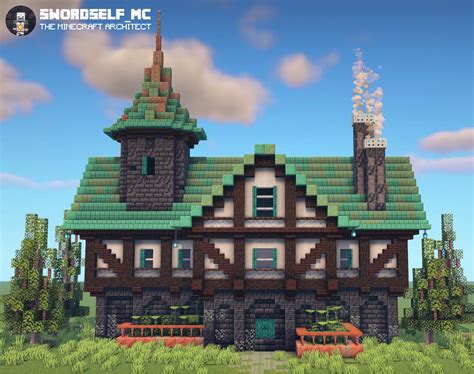 tudor house minecraft.